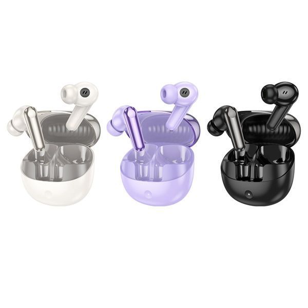 Бездротові навушники HOCO EQ11 Pacifico true wireless BT headset Milky white (6942007618724) 53077 фото