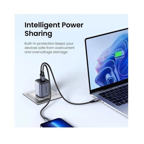 Мережевий зарядний пристрій UGREEN CD294 Nexode 45W Charger EU (Space Gray)(UGR-90573) (UGR-90573) 50211 фото