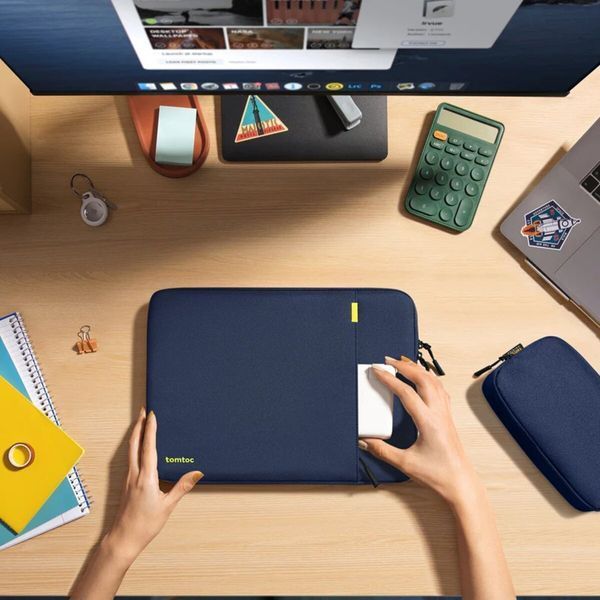 Чохол для ноутбука Tomtoc Defender-A13 Laptop Sleeve Kit Navy Blue 16 Inch (A13F2BV) (A13F2BV) 52167 фото