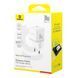 Мережевий зарядний пристрій Baseus Palm Fast Charger C+U 30W EU Moon White (P1011160A213-00) 57419 фото 2