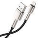 Кабель Baseus Cafule Series Metal Data Cable USB to IP 2.4A 2m Black (CALJK-B01) 14921 фото 1