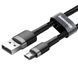 Кабель Baseus Cafule Cable USB For Micro 2.4A 1m Gray+Black (CAMKLF-BG1) 7642 фото 5