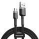 Кабель Baseus Cafule Cable USB For Micro 2.4A 1m Gray+Black (CAMKLF-BG1) 7642 фото 3