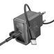 Мережевий зарядний пристрій BOROFONE BAS31A Treasure single port PD35W charger set(C to C)(EU) Black (6941991110627) 55393 фото 3