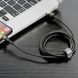 Кабель Baseus Cafule Cable USB For Lightning 2.4A 1m Gold+Black (CALKLF-BV1) 7559 фото 8