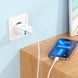Мережевий зарядний пристрій HOCO C105A Stage dual port PD20W+QC3.0 charger set (C to iP)(EU) White (6931474782939) 57091 фото 7