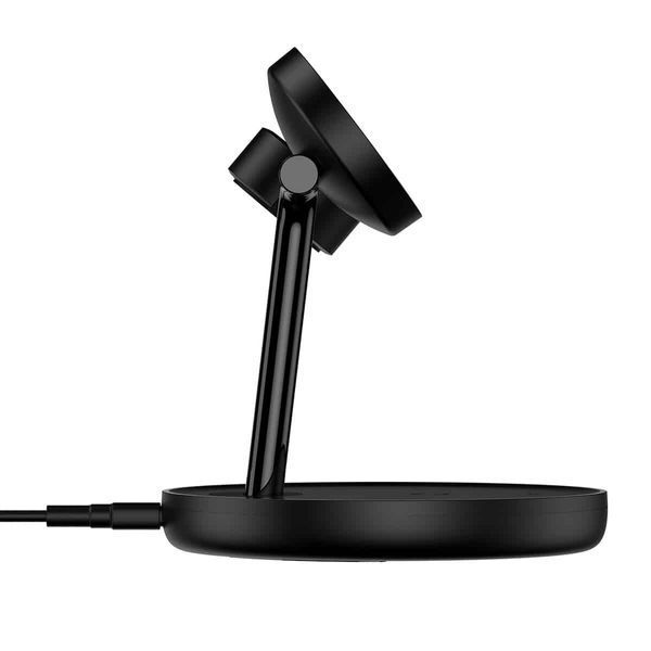 Бездротовий зарядний пристрій Baseus Swan 3-in-1 Wireless Magnetic Charging Bracket 20W Black Universal version (WXTE000101) 24476 фото