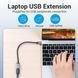 Кабель-перехiдник Vention USB 3.0 C Male to A Female OTG Cable 0.15M Gray Aluminum Alloy Type (CCXHB) (CCXHB) 49949 фото 6
