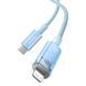 Кабель Baseus Explorer Series Fast Charging Cable with Smart Temperature Control Type-C to iP 20W 1m Blue (CATS010203) 56902 фото 6