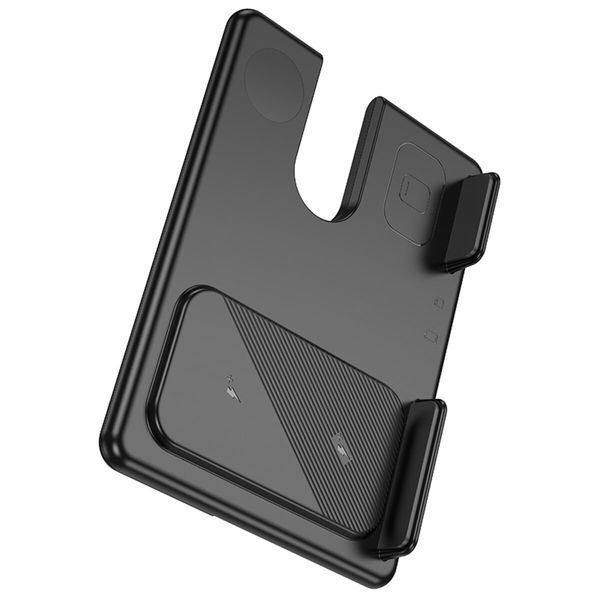 Бездротовий зарядний пристрій HOCO CQ2 Flash folding 3-in-1 wireless fast charger(SAM Watch) Black (6942007602327) 49057 фото