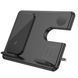 Бездротовий зарядний пристрій HOCO CQ2 Flash folding 3-in-1 wireless fast charger(SAM Watch) Black (6942007602327) 49057 фото 1