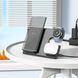 Бездротовий зарядний пристрій HOCO CQ2 Flash folding 3-in-1 wireless fast charger(SAM Watch) Black (6942007602327) 49057 фото 6