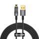 Кабель Baseus Explorer Series Auto Power-Off Fast Charging Data Cable USB to IP 2.4A 2m Black (CATS000501) 22110 фото 1