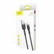 Кабель Baseus Cafule Cable USB For Lightning 2.4A 1m Gray+Black (CALKLF-BG1) 7558 фото 8