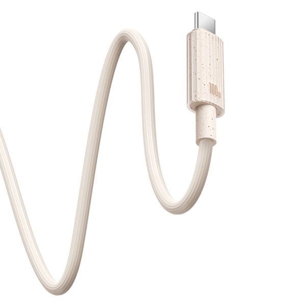 Кабель Baseus Habitat Series Fast Charging Cable Type-C to Type-C 100W 2m Wheat Pink (P10360202421-01) 56938 фото