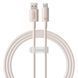 Кабель Baseus Habitat Series Fast Charging Cable USB to Type-C 100W 1m Wheat Pink (P10360203421-00) 56940 фото 1