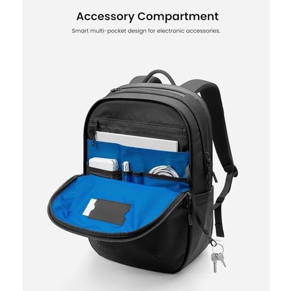Рюкзак Tomtoc UrbanEX-T65M1 Laptop Backpack Black 17.3 Inch/30L (T65M1D1) (T65M1D1) 52186 фото