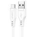 Кабель ACEFAST C3-04 USB to Type-C 3A, 1.2m, TPE, TPE connectors, White (AFC3-04W) 14699 фото 1