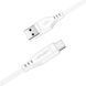 Кабель ACEFAST C3-04 USB to Type-C 3A, 1.2m, TPE, TPE connectors, White (AFC3-04W) 14699 фото 2