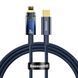 Кабель Baseus Explorer Series Auto Power-Off Fast Charging Data Cable Type-C to IP 20W 1m Blue (CATS000003) 56894 фото 1