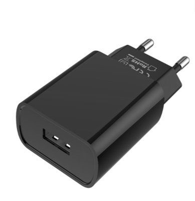 Мережевий зарядний пристрій BOROFONE BA20A Sharp single port charger 10.5W Black (BA20AB) 13277 фото