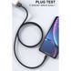 Кабель WUW-X203 USB Lightning 2,4А black (6972573336210) 52543 фото 5