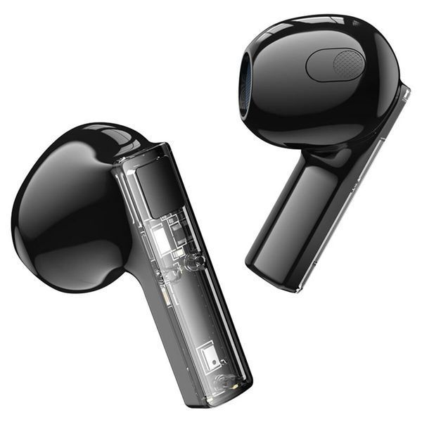 Навушники BOROFONE BW23 Crystal bean Transparent Edition true wireless BT headset Jazz Black (BW23B) 44493 фото