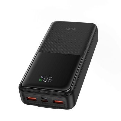 Зовнішній акумулятор WIWU Essen power bank 22.5W 20000mAh Wi-P082 (3C) Black 36312 фото