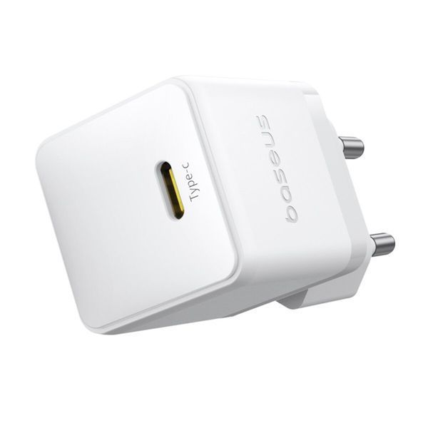 Мережевий зарядний пристрій Baseus Palm Fast Charger 1C 20W EU Moon White (P10111602213-00) 56705 фото