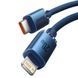 Кабель Baseus Crystal Shine Series Fast Charging Data Cable Type-C to iP 20W 2m Blue (CAJY000303) 55561 фото 6