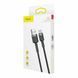 Кабель Baseus Cafule Cable USB For Type-C 3A 2m Gray+Black (CATKLF-CG1) 7712 фото 6