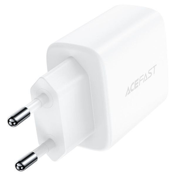 Мережевий зарядний пристрій ACEFAST A25 PD20W (USB-C+USB-A) dual port charger White (AFA25W) 15781 фото