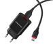 Мережевий зарядний пристрій BOROFONE BA20A Sharp single port charger set(Micro) 10.5W Black (BA20AMB) 13280 фото 1
