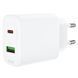 Мережевий зарядний пристрій ACEFAST A25 PD20W (USB-C+USB-A) dual port charger White (AFA25W) 15781 фото 4