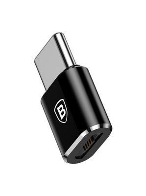 Адаптер Baseus Micro Female To Type-C Male Adapter Converter Black (CAMOTG-01) 591 фото