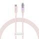 Кабель Baseus Explorer Series Fast Charging Cable with Smart Temperature Control Type-C to Type-C 100W 1m Baby Pink (P10319703411-00) 56915 фото 1