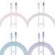 Кабель Baseus Explorer Series Fast Charging Cable with Smart Temperature Control Type-C to Type-C 100W 1m Baby Pink (P10319703411-00) 56915 фото 4