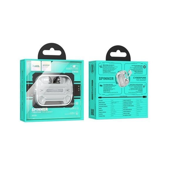 Навушники HOCO EW55 Trendy true wireless BT gaming headset Silver (6942007605229) 49088 фото