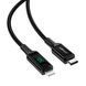 Кабель ACEFAST C6-01 Type-C to iP, 3A, 30W, 1.2m, nylon, zinc connectors, Black (AFC6-01B) 15789 фото 2