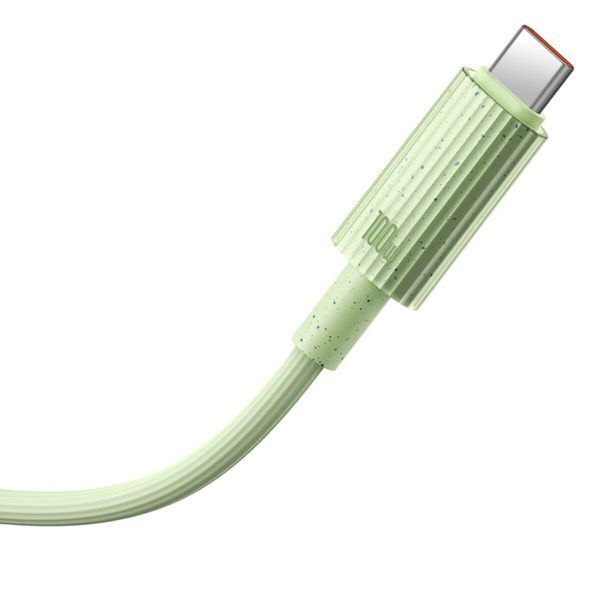 Кабель Baseus Habitat Series Fast Charging Cable Type-C to Type-C 100W 1m Natural Green (P10360202631-00) 56939 фото