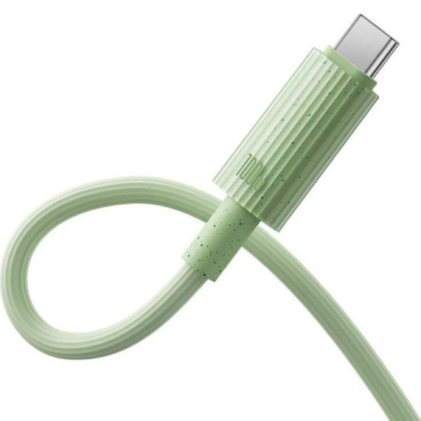 Кабель Baseus Habitat Series Fast Charging Cable USB to Type-C 100W 2m Natural Green (P10360203631-01) 56942 фото