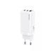 Мережевий зарядний пристрій Usams US-CC110 T33 65W 3 Ports GaN Mini Fast Charger white (CC110TC02) 52357 фото 4