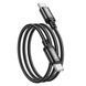 Кабель HOCO X89 Wind 60W charging data cable Type-C to Type-C Black (6931474784384) 45545 фото 1