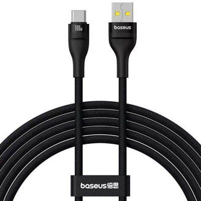 Кабель Baseus Flash 2 Charging Cable USB to USB-C 100W 1m Cluster Black (P10311804111-00) 56908 фото