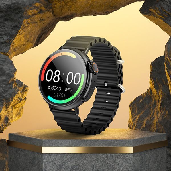 Смарт-годинник HOCO Y18 Smart sports watch(call version) Black (6942007605243) 49024 фото