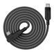 Кабель ACEFAST C5-03 Type-C to Type-C 5A, 100W, 2m, nylon, zinc connectors, Black (AFC5-03B) 14683 фото 3