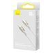 Кабель Baseus Glimmer Series Fast Charging Data Cable Type-C to Type-C 100W 1m White (CADH000702) 56842 фото 2