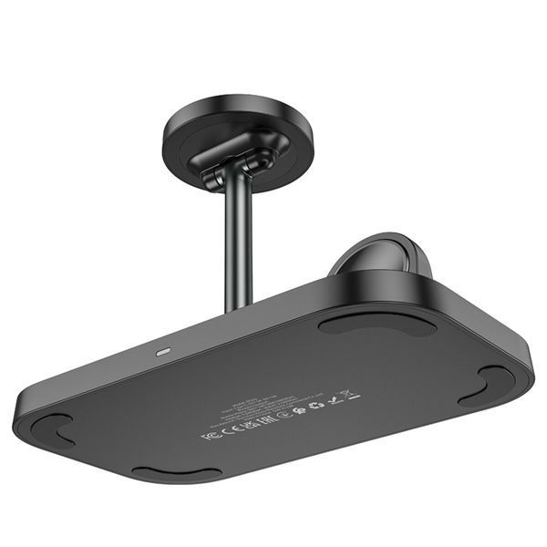 Бездротовий зарядний пристрій BOROFONE BQ29 Feliz 3-in-1 wireless fast charger Black (6941991110290) 49663 фото