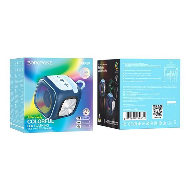 Портативна колонка BOROFONE BR29 Interest sports BT speaker Navy Blue (BR29NU) 41738 фото