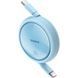 Кабель Baseus Free2Draw Mini Retractable Charging Cable Type-C to Type-C 100W 1m Galaxy Blue (P10364500311-00) 56945 фото 3